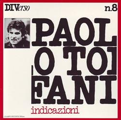 Paolo Tofani - Indicazioni