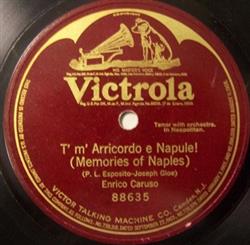 Enrico Caruso - T M Arricordo E Napule Memories Of Naples