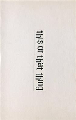 This Or That Thing - This Or That Thing
