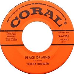 Teresa Brewer - Peace Of Mind